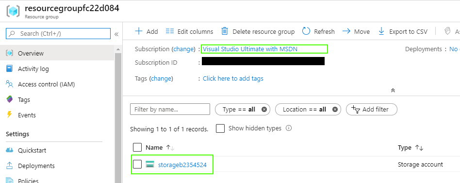 Azure Storage Account